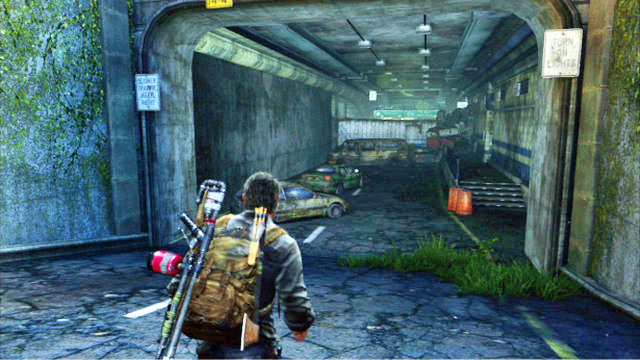 At the other side, you will find an entrance to an underground tunnel - Highway Exit - Bus Depot - The Last of Us - Game Guide and Walkthrough