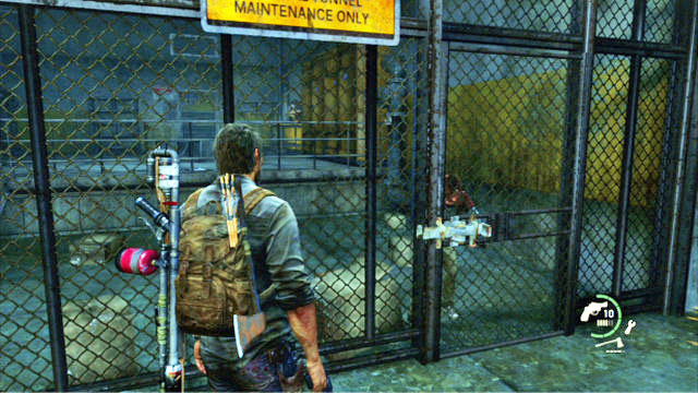 A moment later, Ellie will open the gate - Underground Tunnel (text & map) - Bus Depot - The Last of Us - Game Guide and Walkthrough