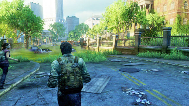 As you go towards the capitol building, you will have to cross a green lake - The Outskirts - Artifacts and pendants - The Last of Us - Game Guide and Walkthrough