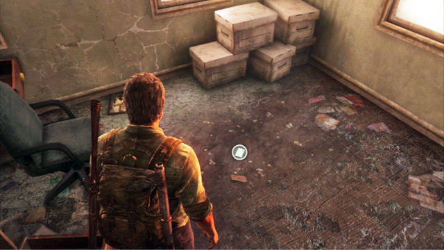 On the first floor in the corner of one of the rooms, there is the artifact - Bill's Town - Artifacts and pendants - The Last of Us - Game Guide and Walkthrough