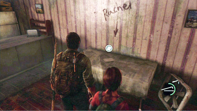 Inside the room on the first floor, there is a note, but be prepared to fight a zombie that will jump at you from behind the corner - Bill's Town - Artifacts and pendants - The Last of Us - Game Guide and Walkthrough