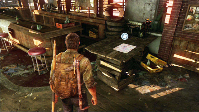 Right after you get into Bill's hideout, turn right - Bill's Town - Artifacts and pendants - The Last of Us - Game Guide and Walkthrough