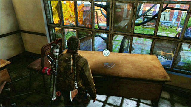 At the other side, there are some parts and the pendant - The University - Artifacts and pendants - The Last of Us - Game Guide and Walkthrough