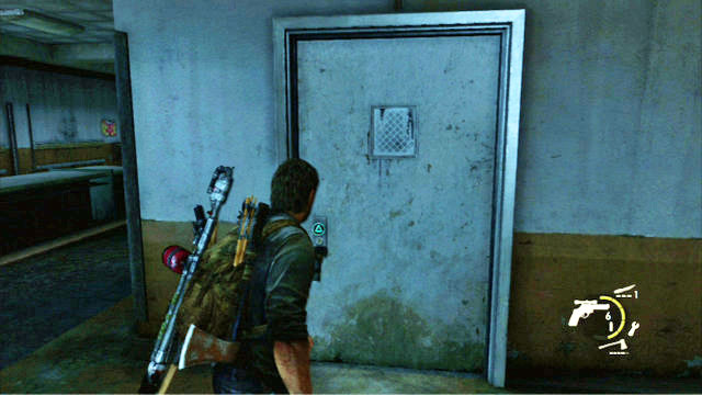 Behind the table, there is a room with a locked door - Firefly Lab - Artifacts and pendants - The Last of Us - Game Guide and Walkthrough