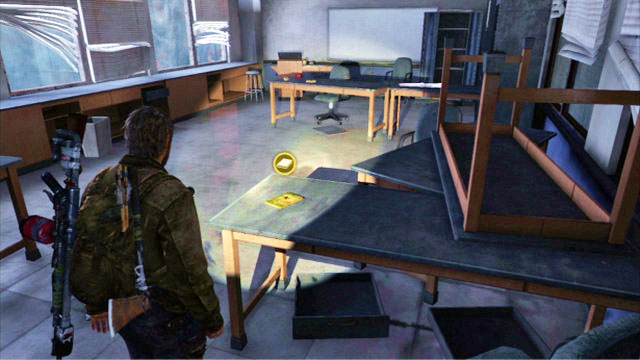 Do not open the door and go to the left end of the corridor instead - The University - Training manuals and tools - The Last of Us - Game Guide and Walkthrough