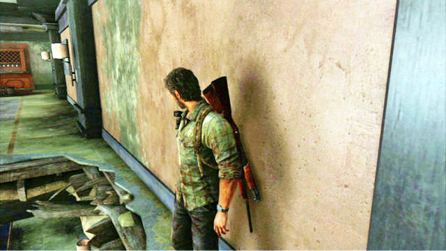 To the left, you will be passing by a collapsed floor - Pittsburgh - Comic Books - The Last of Us - Game Guide and Walkthrough