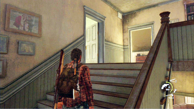 Inside the building at the abandoned ranch, climb up the stairs and turn left - Tommys Dam - Comic Books - The Last of Us - Game Guide and Walkthrough