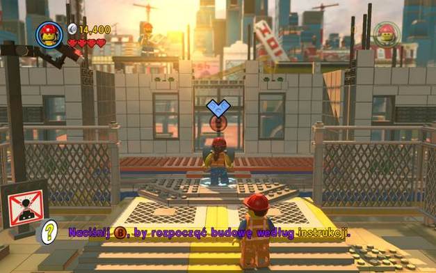 The construction platform - Bricksburg - The story mode - The LEGO Movie Videogame - Game Guide and Walkthrough