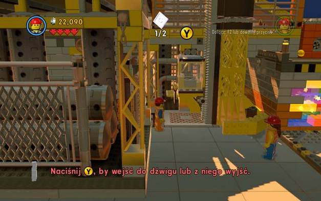 Entrance to the crane - Bricksburg - The story mode - The LEGO Movie Videogame - Game Guide and Walkthrough
