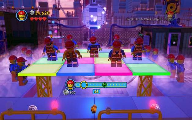 A dancing minigame - Bricksburg - The story mode - The LEGO Movie Videogame - Game Guide and Walkthrough