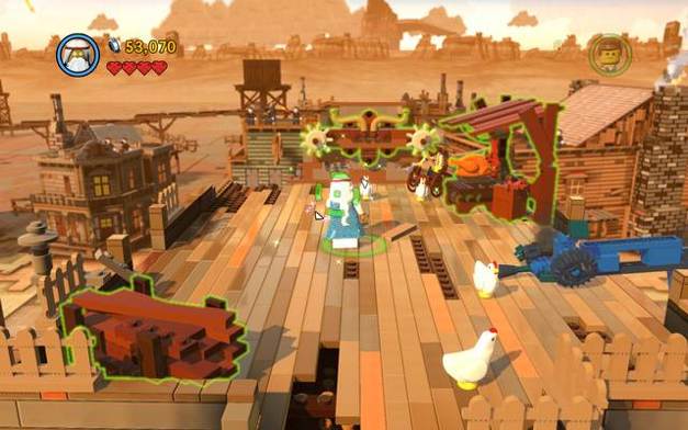 Vitruvius also is an architect - Old West - The story mode - The LEGO Movie Videogame - Game Guide and Walkthrough