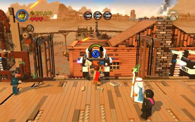 Remove the police ladders - Old West - The story mode - The LEGO Movie Videogame - Game Guide and Walkthrough