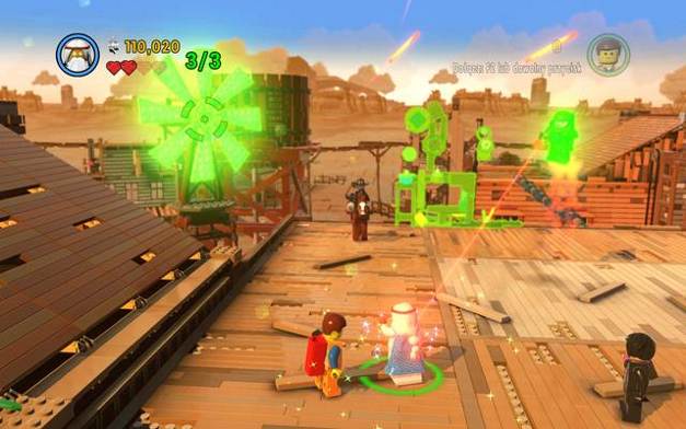 Defeat the sheriff - Old West - The story mode - The LEGO Movie Videogame - Game Guide and Walkthrough