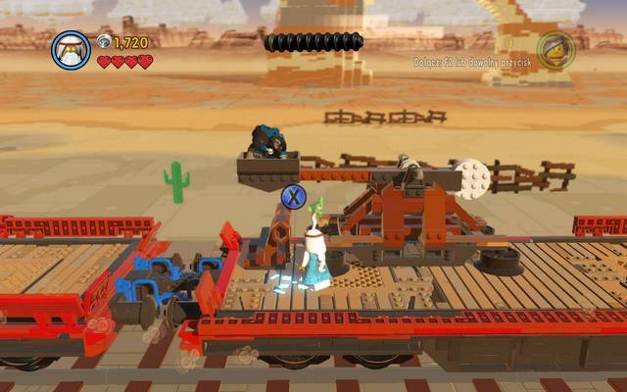 Build a catapult and activate it - Old West - The story mode - The LEGO Movie Videogame - Game Guide and Walkthrough