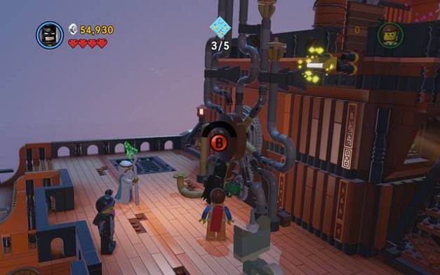 Activate the furnace by finding the valve - Infiltrate the Octan Tower - The story mode - The LEGO Movie Videogame - Game Guide and Walkthrough