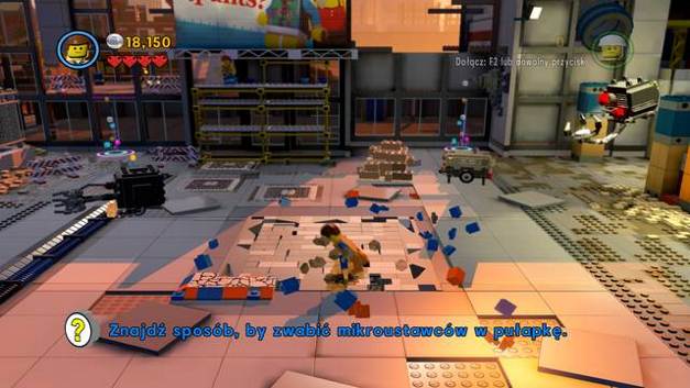 Build a robot trap - Return from Reality - The story mode - The LEGO Movie Videogame - Game Guide and Walkthrough