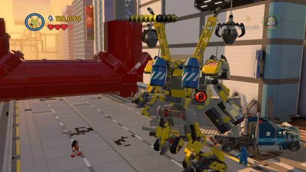 Throw the second part of the trailer at the blockade - Return from Reality - The story mode - The LEGO Movie Videogame - Game Guide and Walkthrough