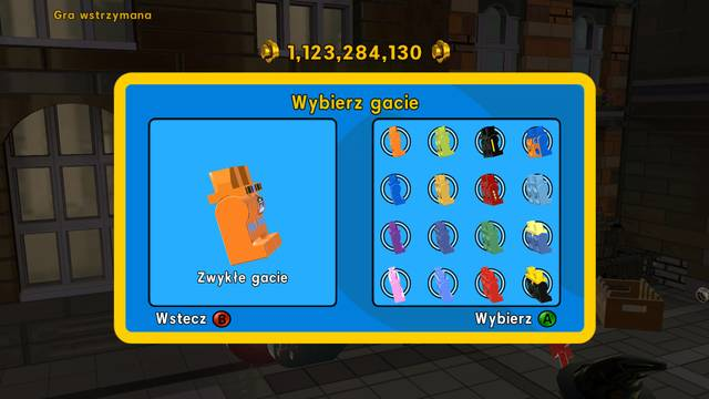 Your wardrobe with pants - Pants - the list - The LEGO Movie Videogame - Game Guide and Walkthrough