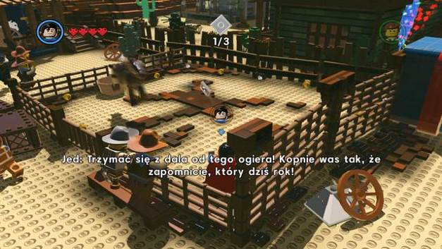 The second instruction page - Old West - Side Missions - Red Bricks - The LEGO Movie Videogame - Game Guide and Walkthrough