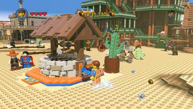 The well - Old West - Side Missions - Red Bricks - The LEGO Movie Videogame - Game Guide and Walkthrough