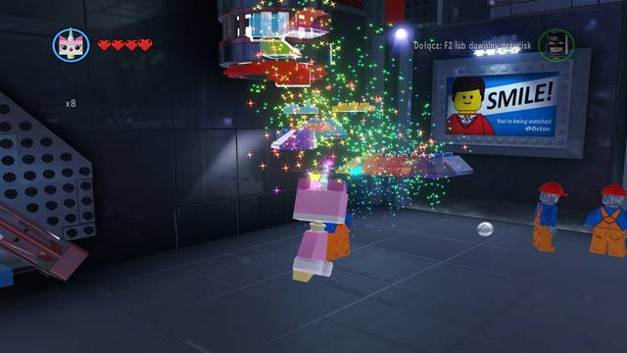 The third dance pad - The Octan Tower - Side Missions - Red Bricks - The LEGO Movie Videogame - Game Guide and Walkthrough