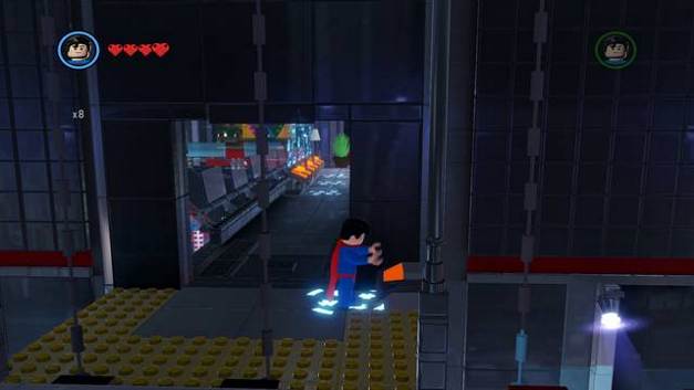 The mechanism keeps the door to the room with sign closed - The Octan Tower - Side Missions - Red Bricks - The LEGO Movie Videogame - Game Guide and Walkthrough