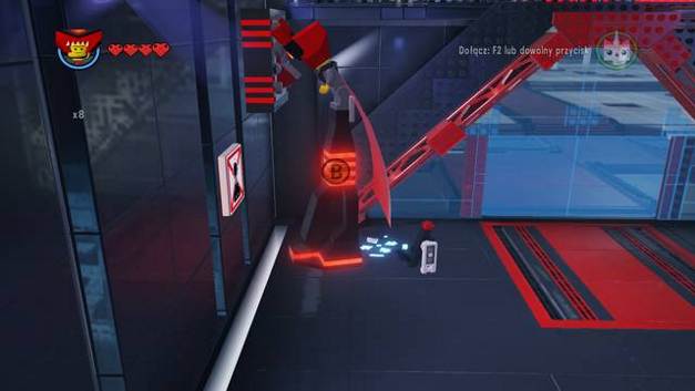 A red switch - The Octan Tower - Side Missions - Red Bricks - The LEGO Movie Videogame - Game Guide and Walkthrough