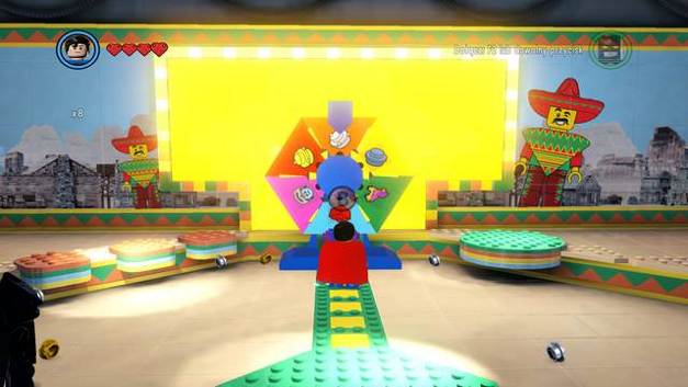 Wheel of Fortune - The Octan Tower - Side Missions - Red Bricks - The LEGO Movie Videogame - Game Guide and Walkthrough