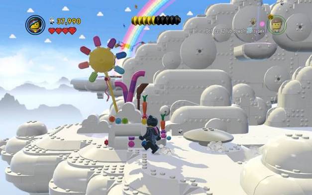 Destroy and rebuild three different clouds - Welcome to Cloud Cuckoo Land - Golden manuals and pants - The LEGO Movie Videogame - Game Guide and Walkthrough