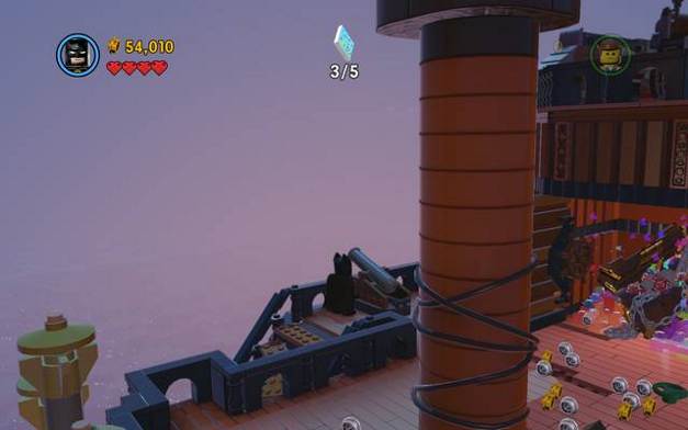 Destroy the cannons to get the manual page 2 - Infiltrate the Octan Tower - Golden manuals and pants - The LEGO Movie Videogame - Game Guide and Walkthrough