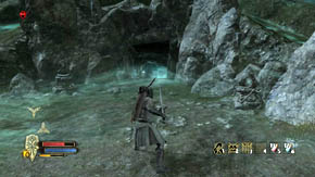 At the end kill two archers standing over the entrance to the tomb on the right and then head for the place they've been standing - The Barrow-downs - p. 1 - Chapter 2 - The Lord of the Rings: War in the North - Game Guide and Walkthrough