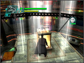 In the last chamber wait an extremely hard foe - Downside up - Walkthrough - The Matrix: Path of Neo - Game Guide and Walkthrough