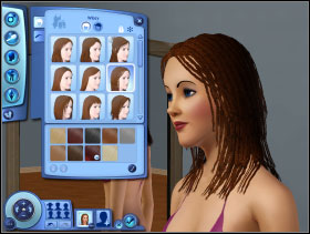 016 - Creating Sim - Hair - Creating Sim - The Sims 3 - Game Guide and Walkthrough