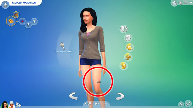 First, take a look at your Sims whole body - Appearance - Creating a Sim - The Sims 4 - Game Guide and Walkthrough