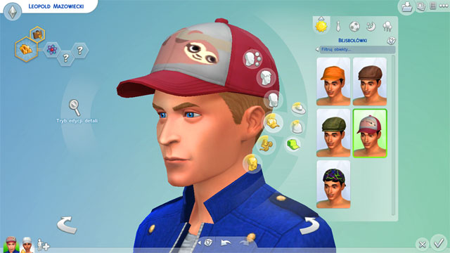 You can give your Sim a hat - Appearance - Creating a Sim - The Sims 4 - Game Guide and Walkthrough