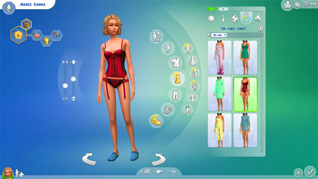 You can also choose clothes for whole body - Clothes - Creating a Sim - The Sims 4 - Game Guide and Walkthrough