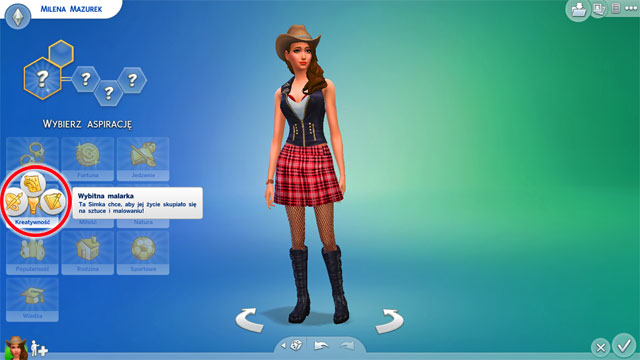 You have access to, as many as, three options: painting - Painter Extraordinaire, music - Musical Genius and writing - Bestselling Author - Aspirations - Creating a Sim - The Sims 4 - Game Guide and Walkthrough