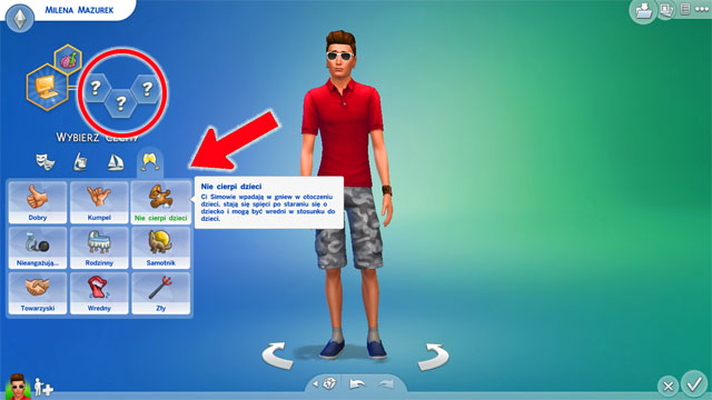 A very important element are the Sims character traits - The traits of the Sim - Creating a Sim - The Sims 4 - Game Guide and Walkthrough