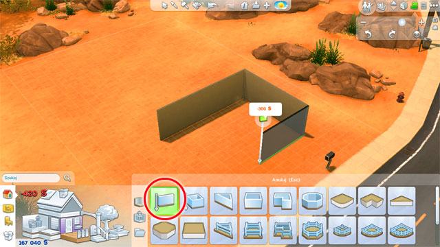 As for building walls: using the first tool allows you to build one wall after another, thus constructing your house - Building a house - The house - The Sims 4 - Game Guide and Walkthrough