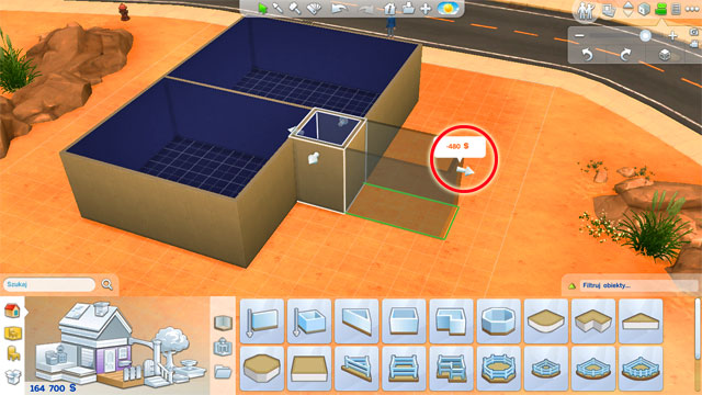 More complex tools are under a couple of next icons of the panel - Building a house - The house - The Sims 4 - Game Guide and Walkthrough