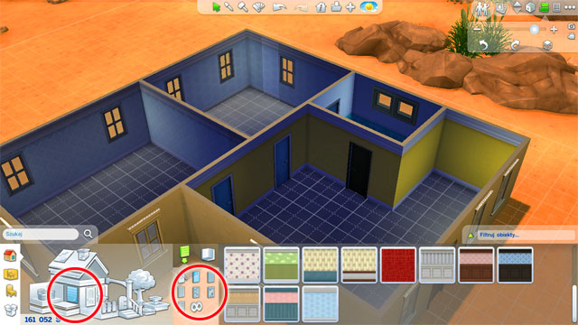 Go to a proper section in the build panel - Building a house - The house - The Sims 4 - Game Guide and Walkthrough