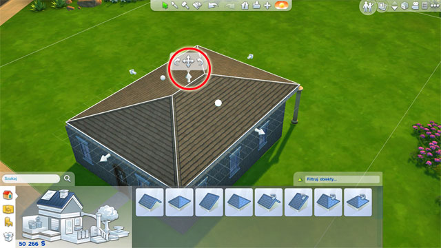 You can also change its height, using the middle arrow - Building a house - The house - The Sims 4 - Game Guide and Walkthrough