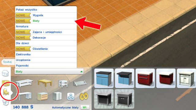 The second way, is grouping items of the same type (the third icon), e - Furnishing a house - The house - The Sims 4 - Game Guide and Walkthrough