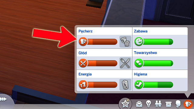 A very important element that you need to keep an eye on, for the whole time, are the needs of the Sims (you can view them in the last tab, in the bottom-right corner of the screen) - Needs - Sims life - The Sims 4 - Game Guide and Walkthrough