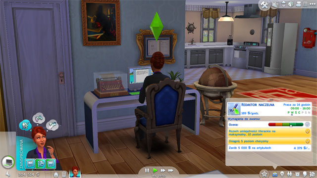 This career is interesting although unprofitable - Writer - Career tracks - The Sims 4 - Game Guide and Walkthrough