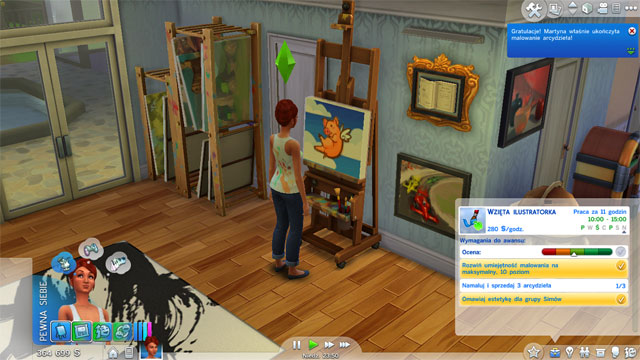 This is another artistic career which does not provide you a decent income by itself - Painter - Career tracks - The Sims 4 - Game Guide and Walkthrough