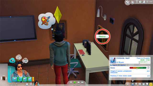 You will begin your career as a Palette Cleaner (1) - Painter - Career tracks - The Sims 4 - Game Guide and Walkthrough