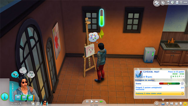 You also need to learn the 2nd level of Painting - Painter - Career tracks - The Sims 4 - Game Guide and Walkthrough