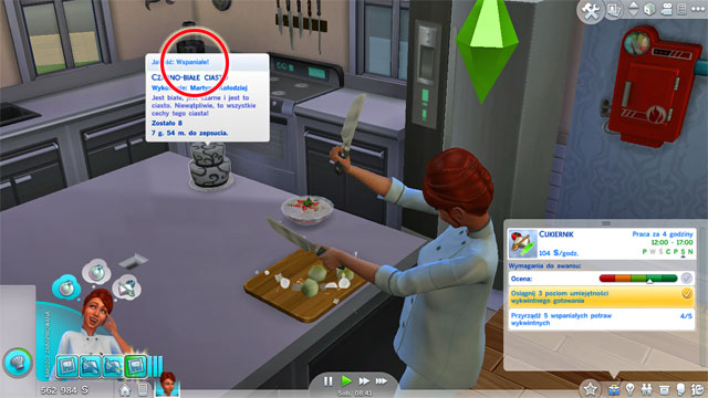 If you will choose the Chef (A) branch you will become a Head Caterer (6 A) - Culinary - Career tracks - The Sims 4 - Game Guide and Walkthrough