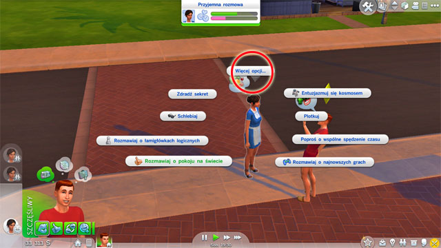 It is a good idea not to be restricted only to the ones that you can see in the first menu - Interactions between Sims - The Sim Environment - The Sims 4 - Game Guide and Walkthrough
